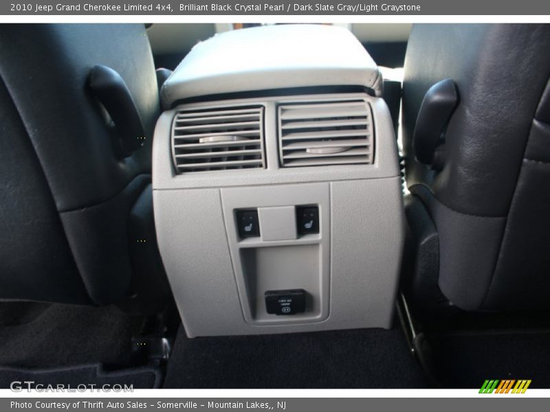 Brilliant Black Crystal Pearl / Dark Slate Gray/Light Graystone 2010 Jeep Grand Cherokee Limited 4x4
