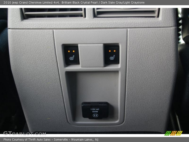 Brilliant Black Crystal Pearl / Dark Slate Gray/Light Graystone 2010 Jeep Grand Cherokee Limited 4x4