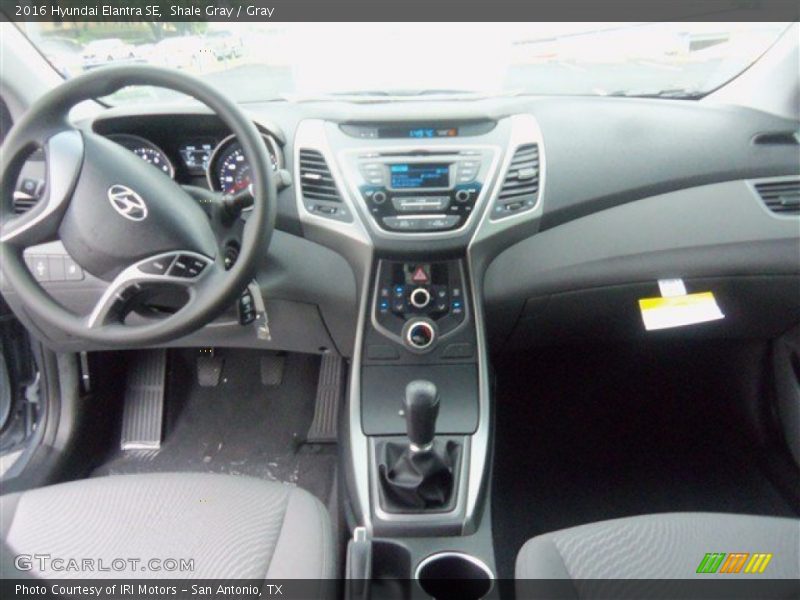 Shale Gray / Gray 2016 Hyundai Elantra SE