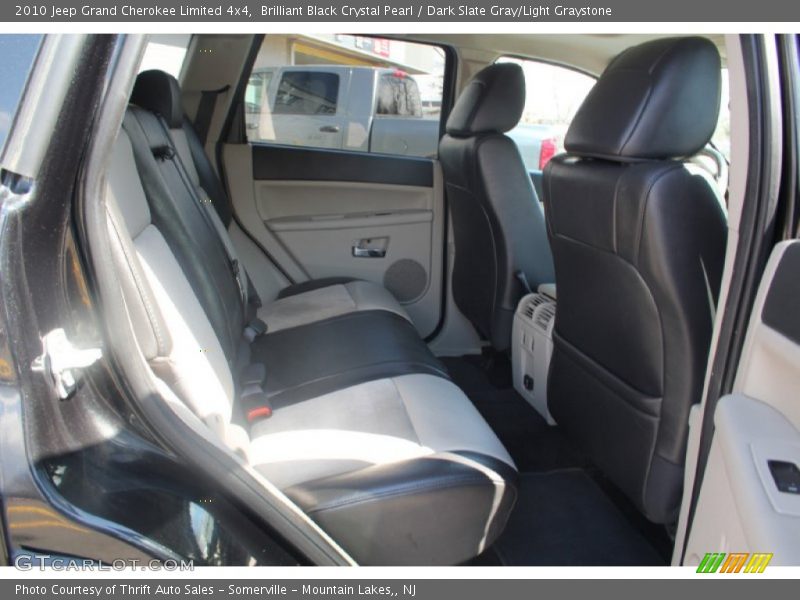 Brilliant Black Crystal Pearl / Dark Slate Gray/Light Graystone 2010 Jeep Grand Cherokee Limited 4x4