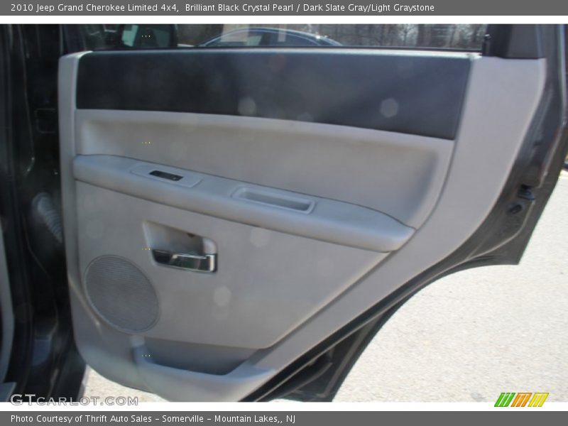 Brilliant Black Crystal Pearl / Dark Slate Gray/Light Graystone 2010 Jeep Grand Cherokee Limited 4x4