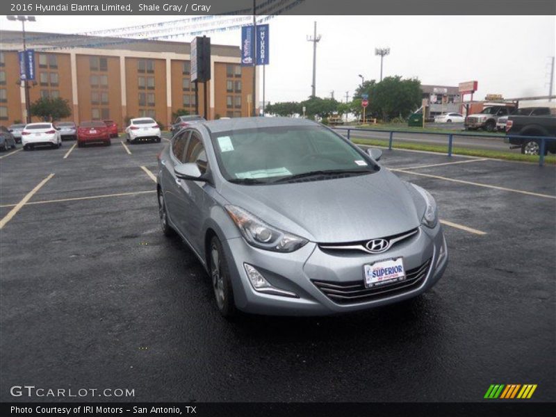 Shale Gray / Gray 2016 Hyundai Elantra Limited