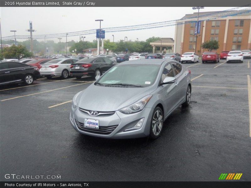 Shale Gray / Gray 2016 Hyundai Elantra Limited