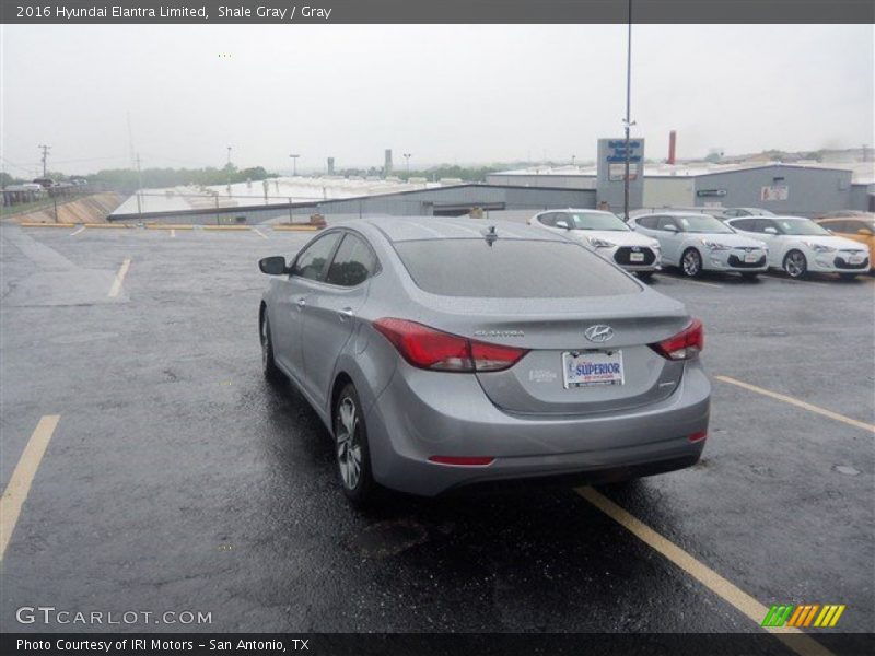 Shale Gray / Gray 2016 Hyundai Elantra Limited