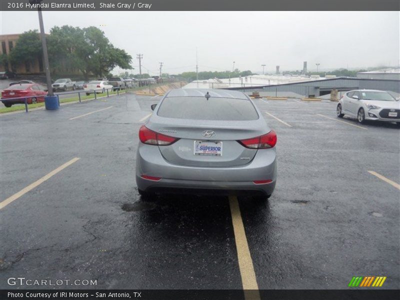 Shale Gray / Gray 2016 Hyundai Elantra Limited