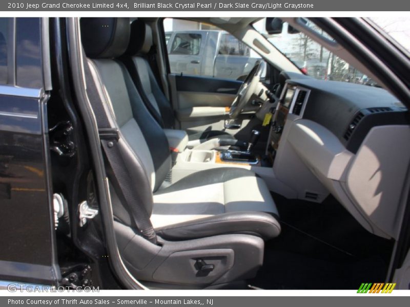 Brilliant Black Crystal Pearl / Dark Slate Gray/Light Graystone 2010 Jeep Grand Cherokee Limited 4x4