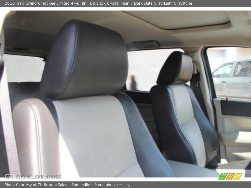 Brilliant Black Crystal Pearl / Dark Slate Gray/Light Graystone 2010 Jeep Grand Cherokee Limited 4x4