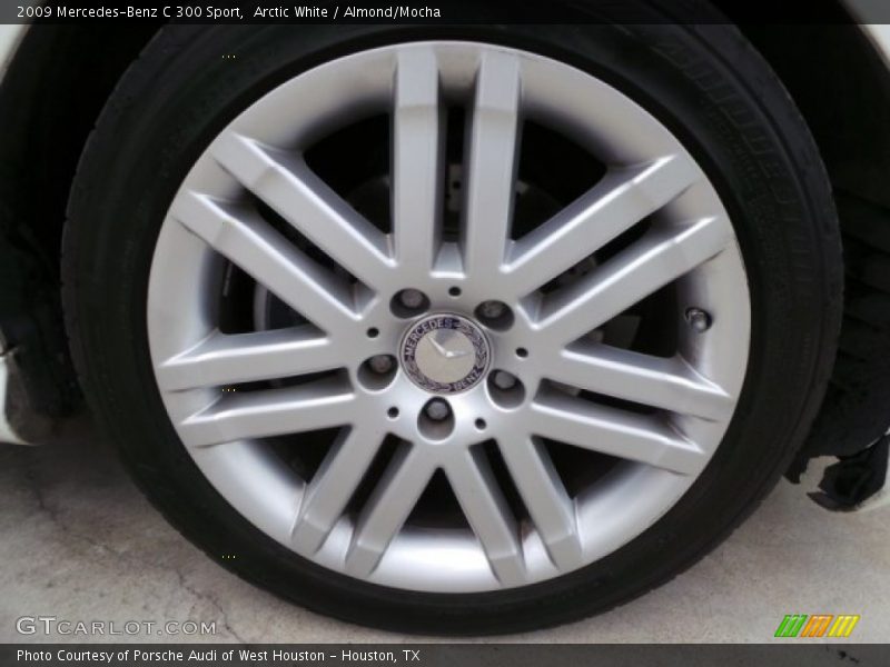 Arctic White / Almond/Mocha 2009 Mercedes-Benz C 300 Sport
