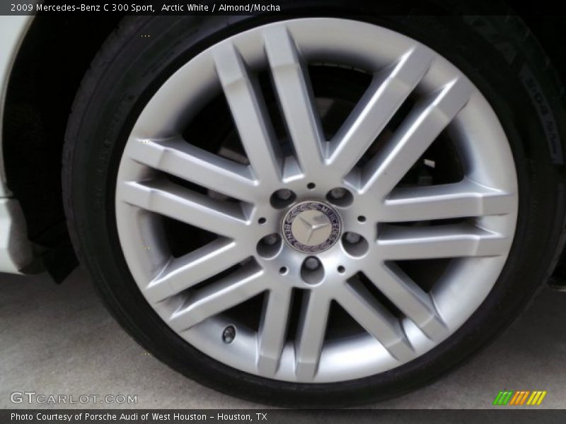 Arctic White / Almond/Mocha 2009 Mercedes-Benz C 300 Sport