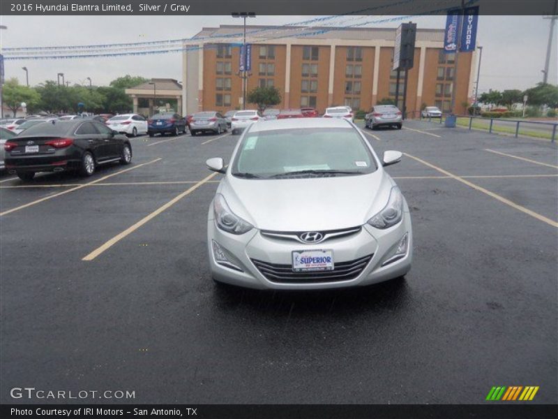 Silver / Gray 2016 Hyundai Elantra Limited