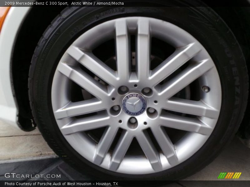 Arctic White / Almond/Mocha 2009 Mercedes-Benz C 300 Sport