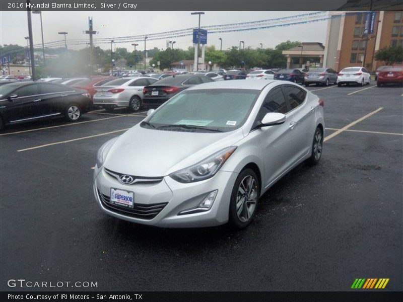 Silver / Gray 2016 Hyundai Elantra Limited