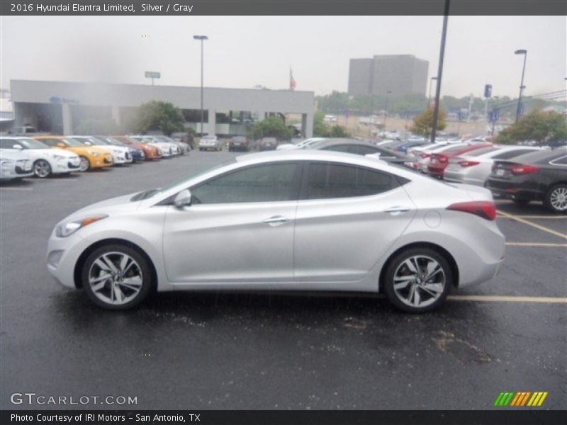 Silver / Gray 2016 Hyundai Elantra Limited