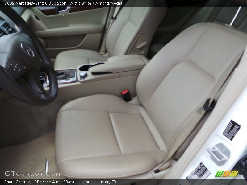 Arctic White / Almond/Mocha 2009 Mercedes-Benz C 300 Sport