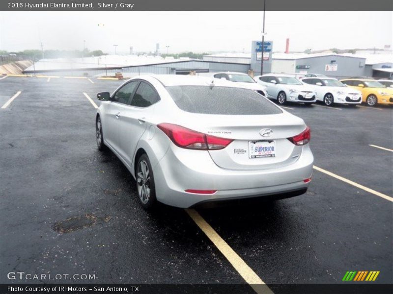 Silver / Gray 2016 Hyundai Elantra Limited
