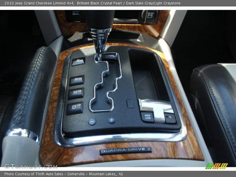 Brilliant Black Crystal Pearl / Dark Slate Gray/Light Graystone 2010 Jeep Grand Cherokee Limited 4x4