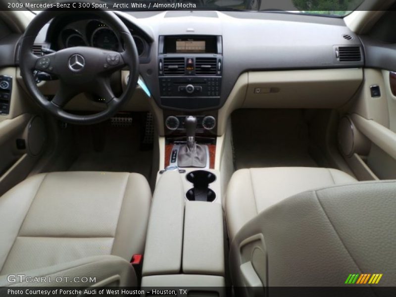 Arctic White / Almond/Mocha 2009 Mercedes-Benz C 300 Sport