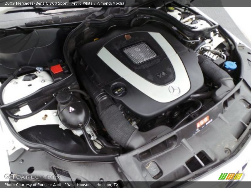 Arctic White / Almond/Mocha 2009 Mercedes-Benz C 300 Sport