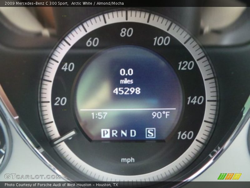 Arctic White / Almond/Mocha 2009 Mercedes-Benz C 300 Sport
