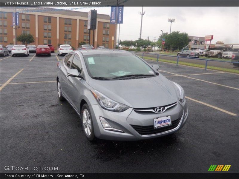 Shale Gray / Black 2016 Hyundai Elantra Value Edition