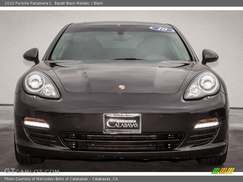 Basalt Black Metallic / Black 2010 Porsche Panamera S
