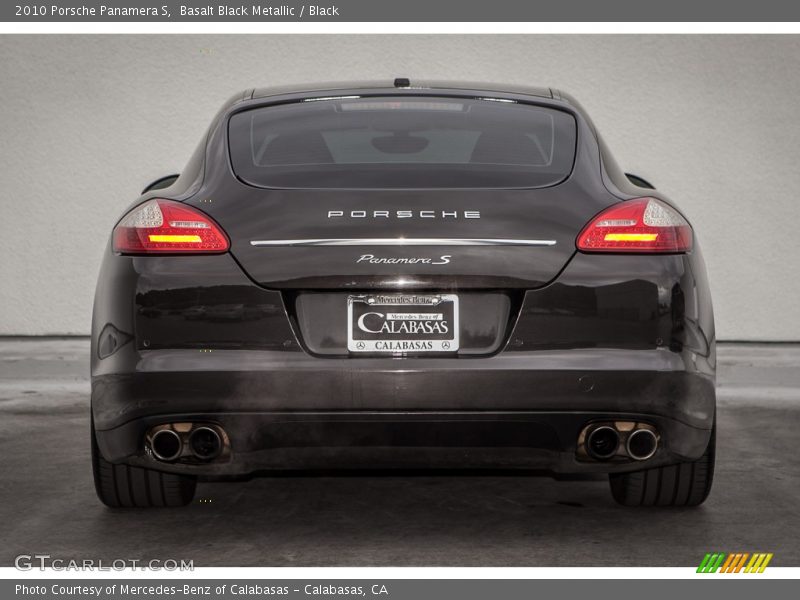 Basalt Black Metallic / Black 2010 Porsche Panamera S