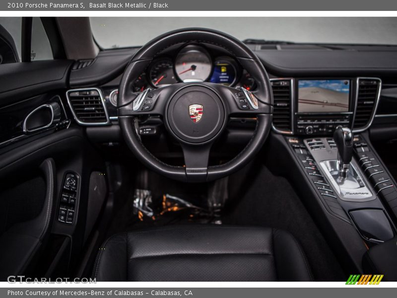 Basalt Black Metallic / Black 2010 Porsche Panamera S