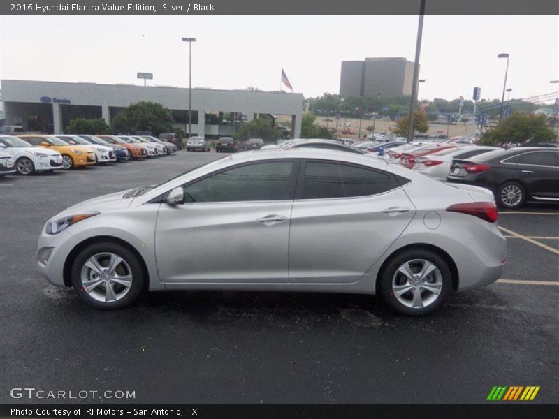 Silver / Black 2016 Hyundai Elantra Value Edition