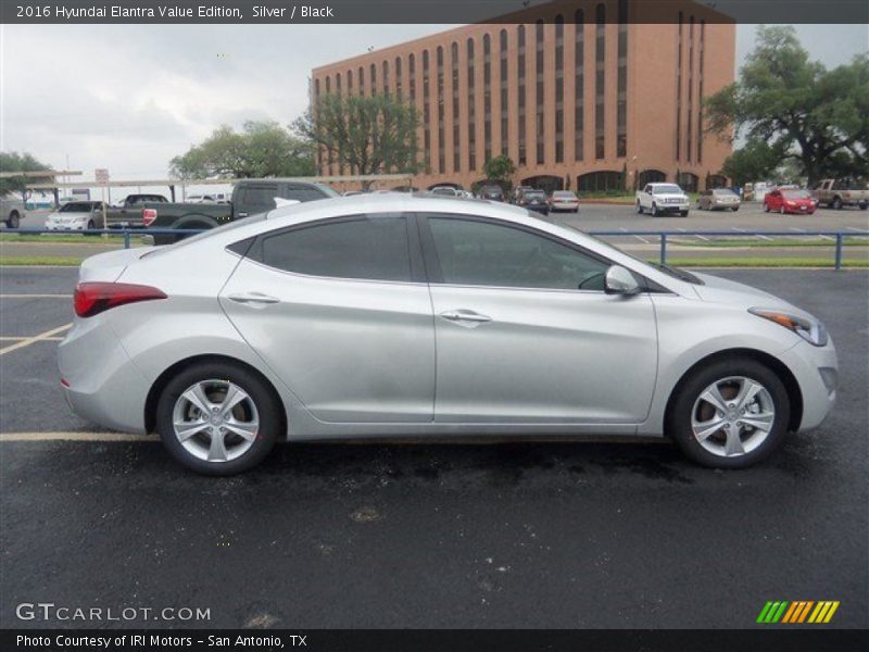 Silver / Black 2016 Hyundai Elantra Value Edition