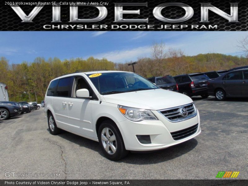 Calla Lily White / Aero Gray 2011 Volkswagen Routan SE