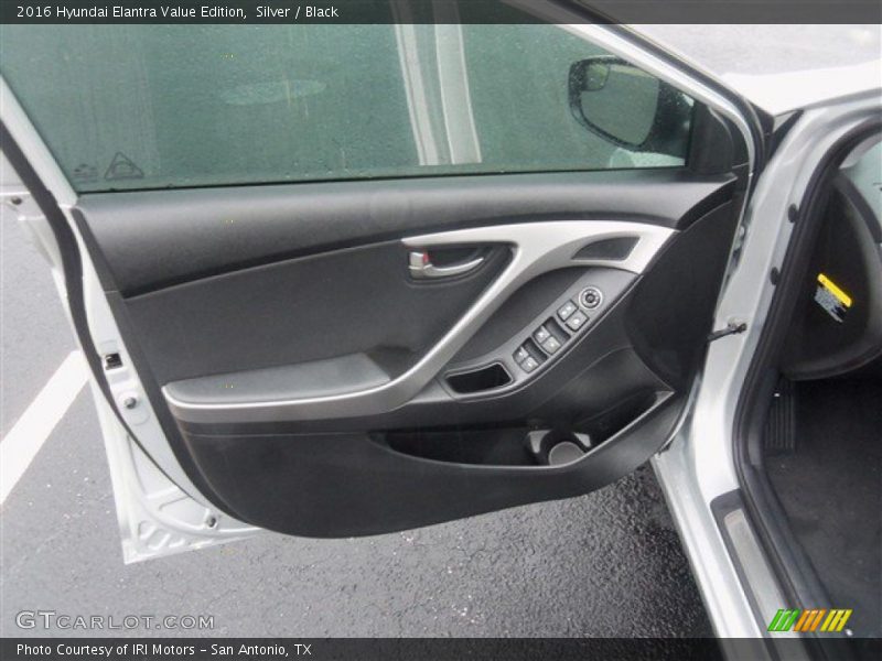 Silver / Black 2016 Hyundai Elantra Value Edition