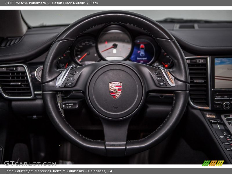Basalt Black Metallic / Black 2010 Porsche Panamera S