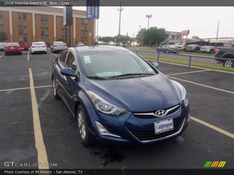 Blue / Gray 2016 Hyundai Elantra SE