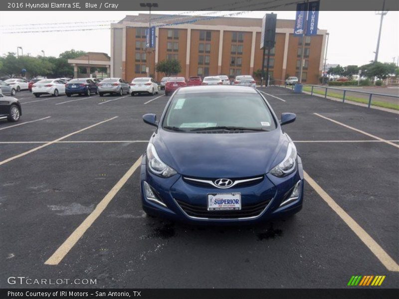 Blue / Gray 2016 Hyundai Elantra SE