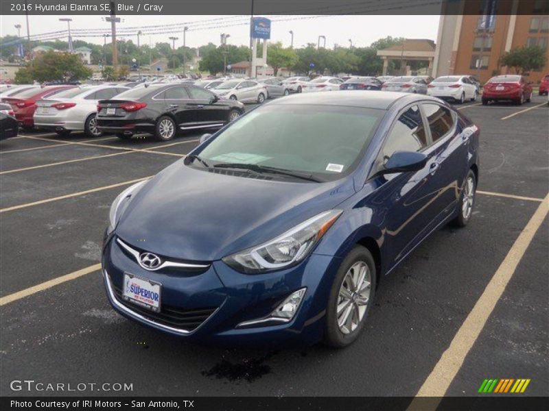 Blue / Gray 2016 Hyundai Elantra SE