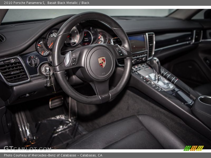 Basalt Black Metallic / Black 2010 Porsche Panamera S