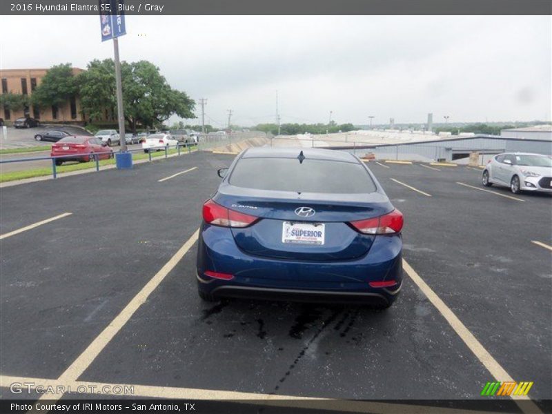 Blue / Gray 2016 Hyundai Elantra SE