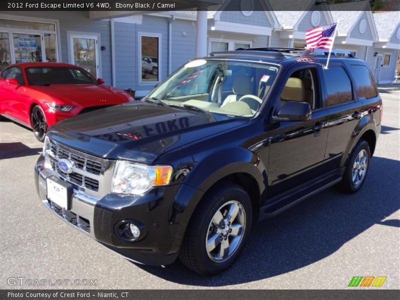 Ebony Black / Camel 2012 Ford Escape Limited V6 4WD