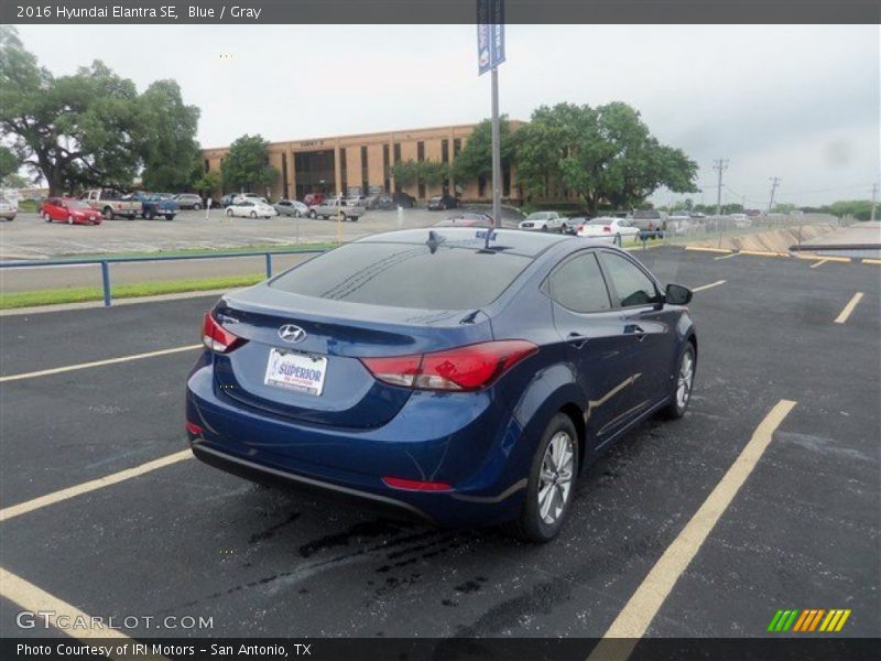 Blue / Gray 2016 Hyundai Elantra SE