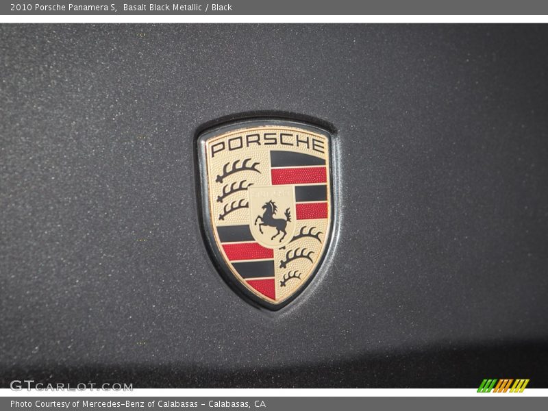 Basalt Black Metallic / Black 2010 Porsche Panamera S