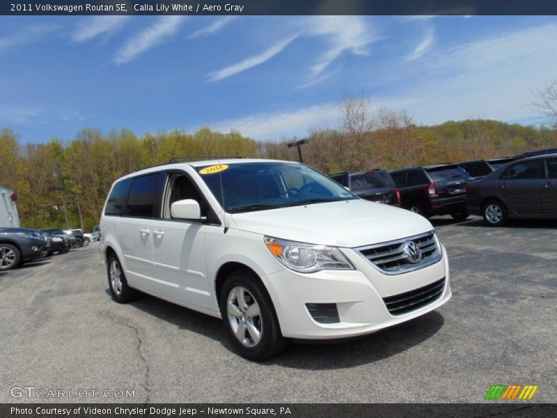 Calla Lily White / Aero Gray 2011 Volkswagen Routan SE