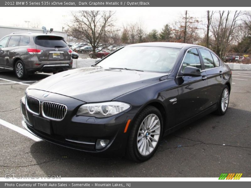 Dark Graphite Metallic II / Oyster/Black 2012 BMW 5 Series 535i xDrive Sedan