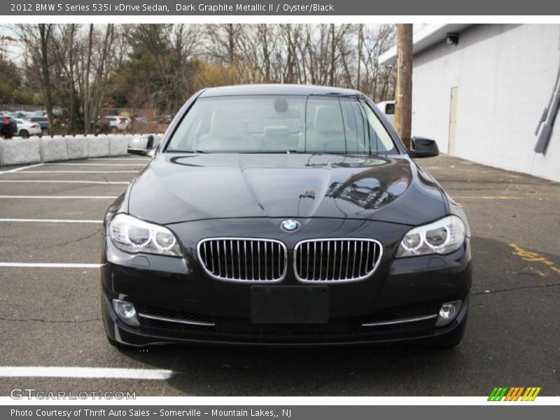 Dark Graphite Metallic II / Oyster/Black 2012 BMW 5 Series 535i xDrive Sedan