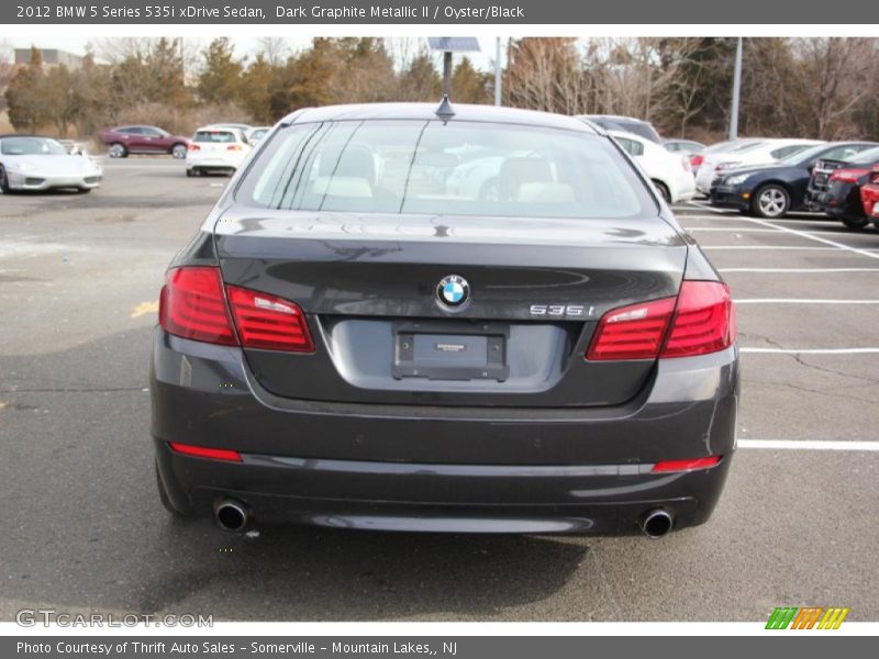 Dark Graphite Metallic II / Oyster/Black 2012 BMW 5 Series 535i xDrive Sedan