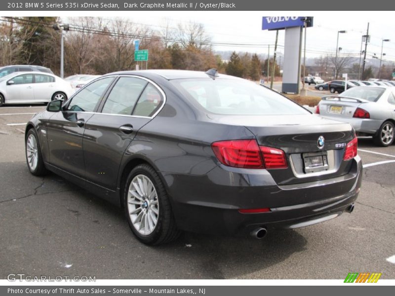 Dark Graphite Metallic II / Oyster/Black 2012 BMW 5 Series 535i xDrive Sedan