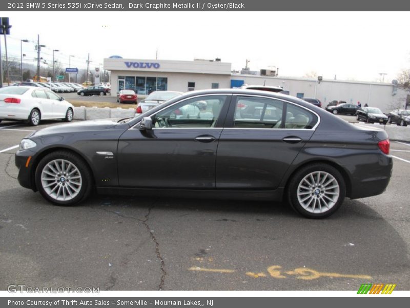 Dark Graphite Metallic II / Oyster/Black 2012 BMW 5 Series 535i xDrive Sedan