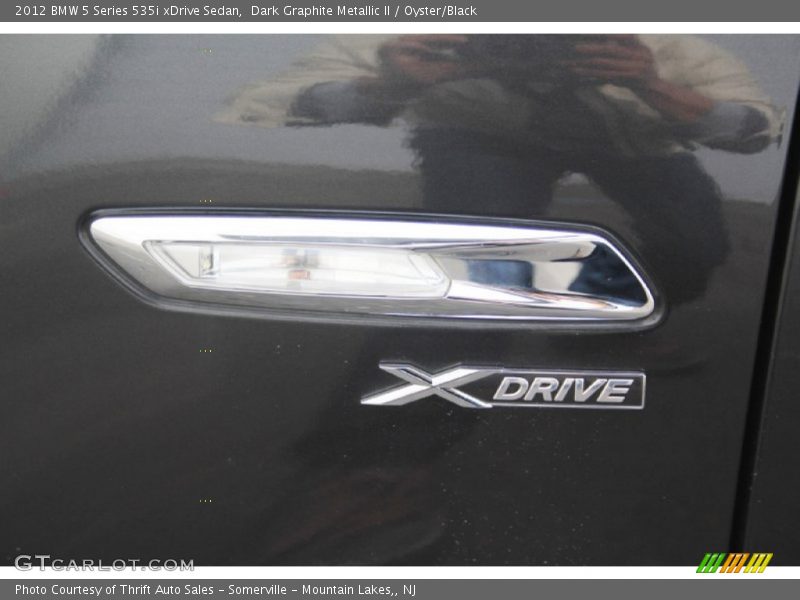 Dark Graphite Metallic II / Oyster/Black 2012 BMW 5 Series 535i xDrive Sedan