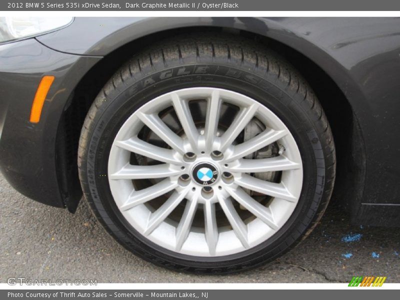 Dark Graphite Metallic II / Oyster/Black 2012 BMW 5 Series 535i xDrive Sedan