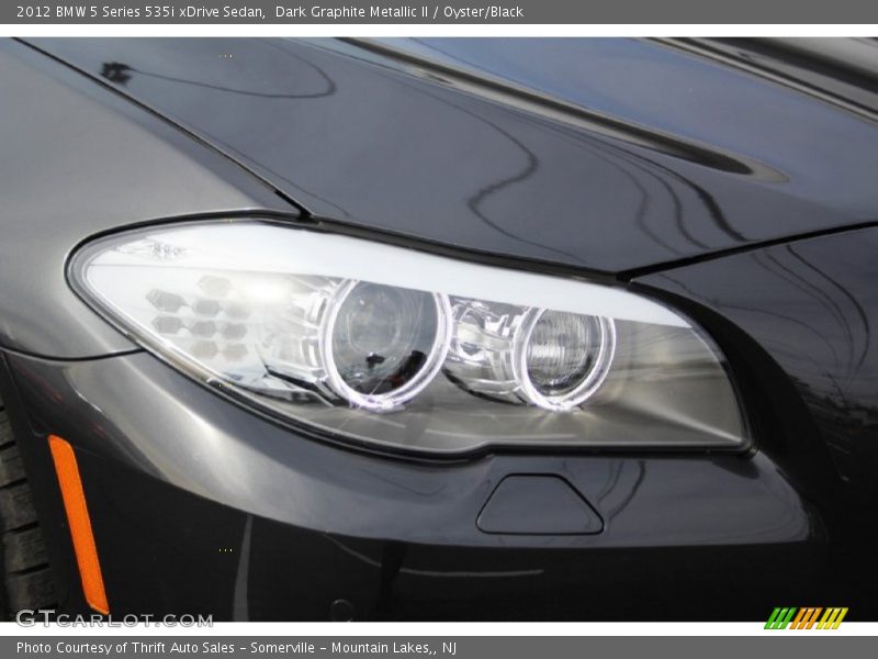 Dark Graphite Metallic II / Oyster/Black 2012 BMW 5 Series 535i xDrive Sedan
