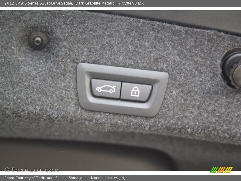 Dark Graphite Metallic II / Oyster/Black 2012 BMW 5 Series 535i xDrive Sedan